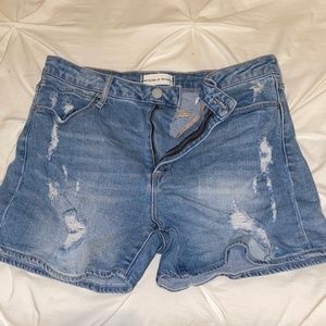 Distressed Articles of Society Jean shorts